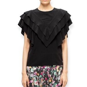 CCIsabel Marant Etoile Haut Top Heaven Blouse NEW Size 6 Luxury Designer Neutral